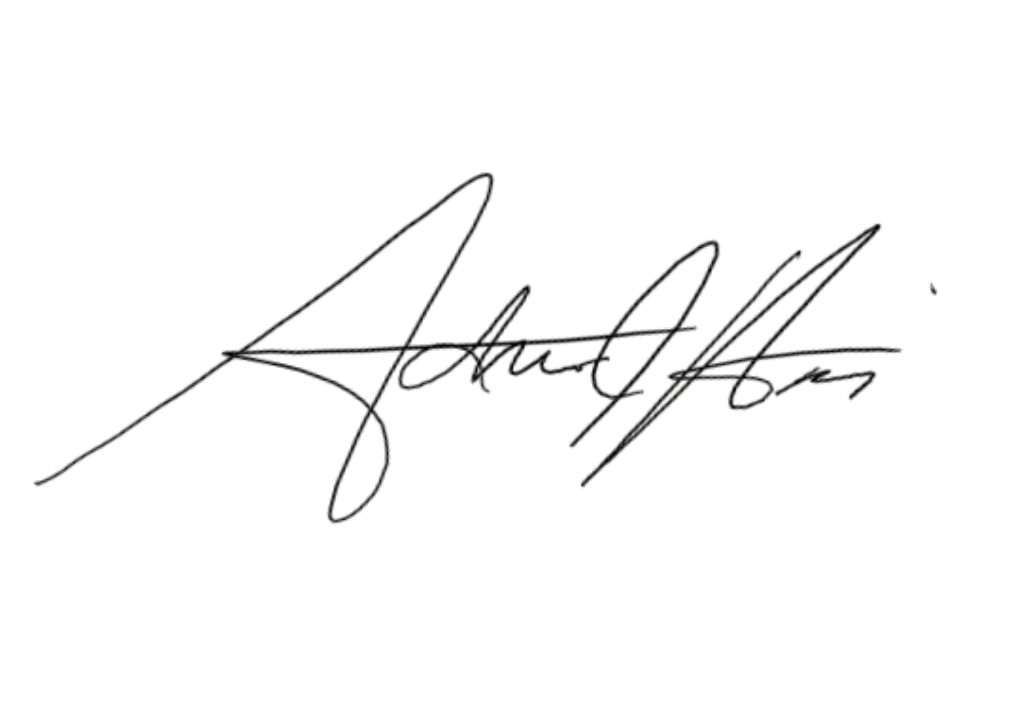 AJ Hazzi signature